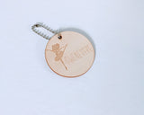 Custom Ballerina Keyring for Ballet Bag, Children's Ballet Keyring