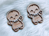 Personalized boy Christmas Ornament, Baby's First Christmas Ornament