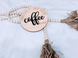 Coffee bar sign