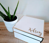 DIY Name & Message Decals / DIY Bridesmaid Proposal Decals, Wedding Box, Bridesmaid gift Box