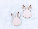 Minimalist Spring Mantle Garland, Set of 6 Bunny Rabbit Garland, Mantle Home Decor, Bunny Banner, Wooden Bunny Banner