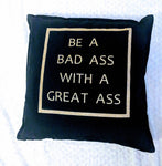 Great Ass Pillow, Funny Decorative Pillow, Throw Pillow Gift