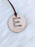 Initial Keychain Gift for Men, Custom Letter Keychain