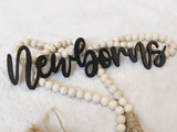 Baby Name Sign, Nursery Wall Decor