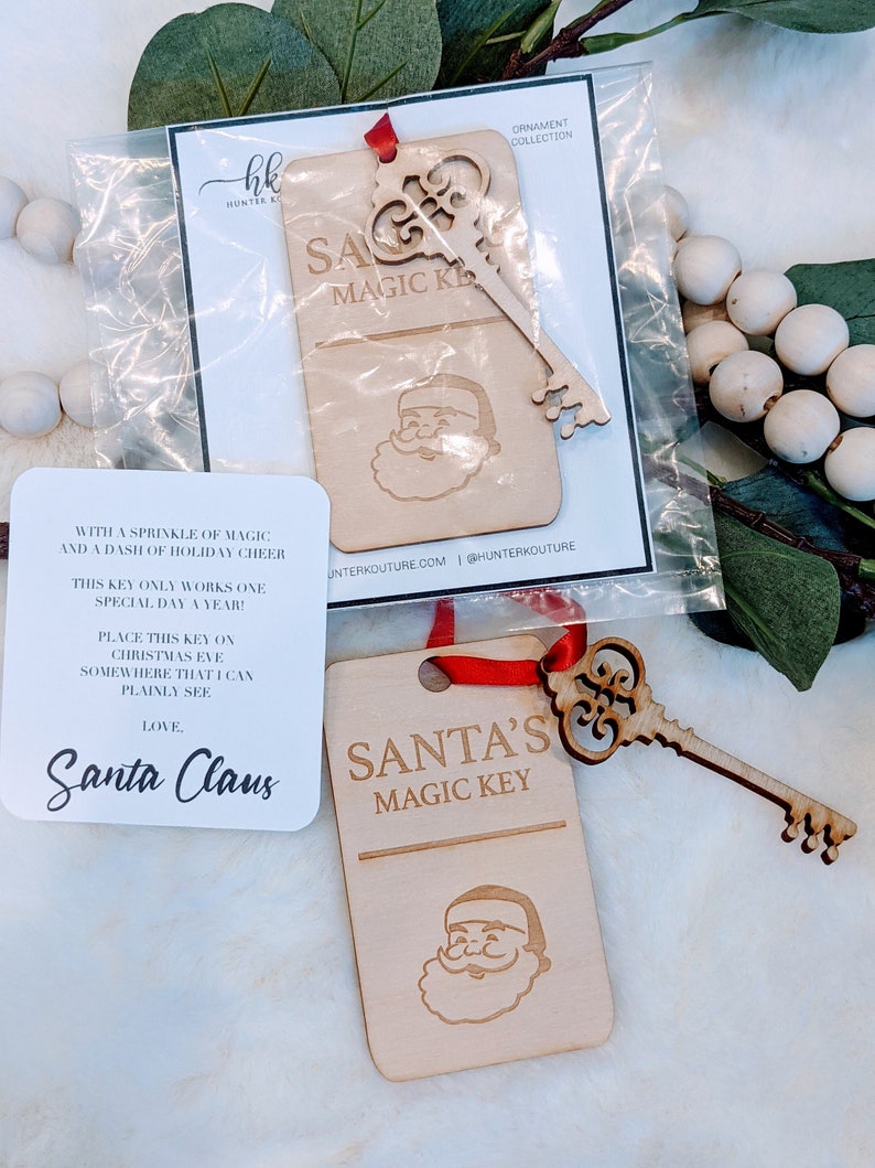 Santa's Magic Key Christmas Ornament