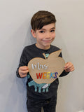 Teacher Appreciation Gift, Personalized Teacher Apple Sign