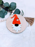 Christmas Gnome Sign, Tiered Tray Holiday Gnome Sign