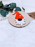 Christmas Gnome Sign, Tiered Tray Holiday Gnome Sign