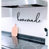 Homemade Cutout Sign