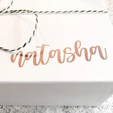 DIY Name & Message Decals / DIY Bridesmaid Proposal Decals, Wedding Box, Bridesmaid gift Box