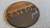 Baby Name Wood Sign