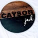 Baby Name Wood Sign