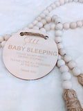 Baby Sleeping Sign