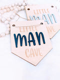 Little Man Cave Nursery Hanger