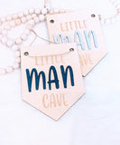 Little Man Cave Nursery Hanger