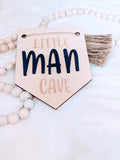 Little Man Cave Nursery Hanger