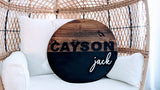 Baby Name Wood Sign