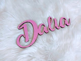 Baby Name Wood Cutout, Nursery Large Custom Name Cutout Décor