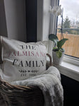 Family Name Pillow, Custom Name Pillow