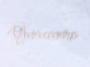 Baby Name Cutout Sign, Baby Name Wood Cutout