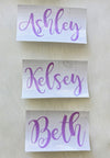 DIY Name & Message Decals / DIY Bridesmaid Proposal Decals, Wedding Box, Bridesmaid gift Box