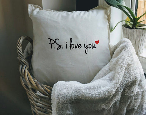 PS I Love You Throw Pillow