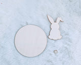 Easter Bunnies DIY Wood Kit Just in time for Easter, this DIY Easter buddy wood kit for kids is the perfect indoor crafting activity for you little one. DIY Kit for kids, Easter DIY kit, DIY kit kids under 10, Made in Canada, DIY Kits made in canada, Kids woodworking projects, pre cut woodworking kits canada